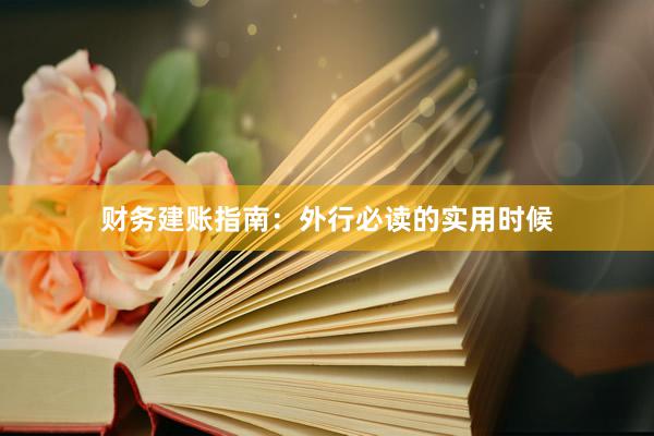 财务建账指南：外行必读的实用时候